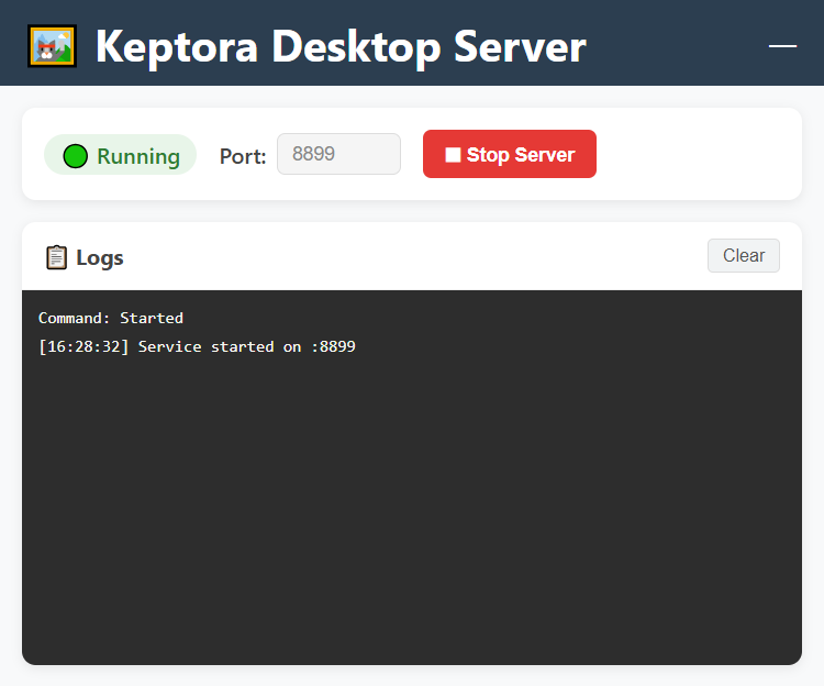 Keptora Batch Image Downloader Desktop Server